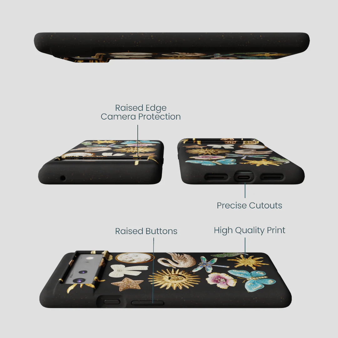 Black Heirloom Collage Google Pixel 6 Case - Image 3