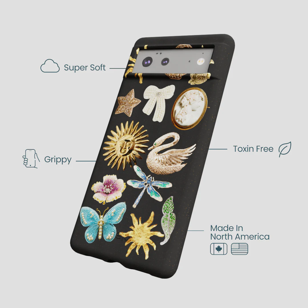 Black Heirloom Collage Google Pixel 6 Case - Image 4