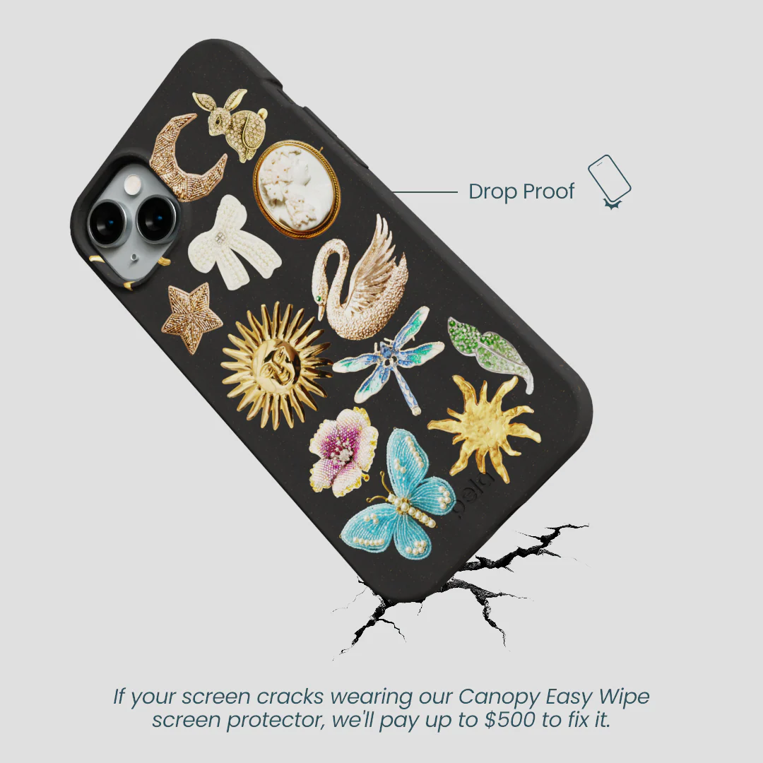 Black Heirloom Collage iPhone 15 Plus Case - Image 5