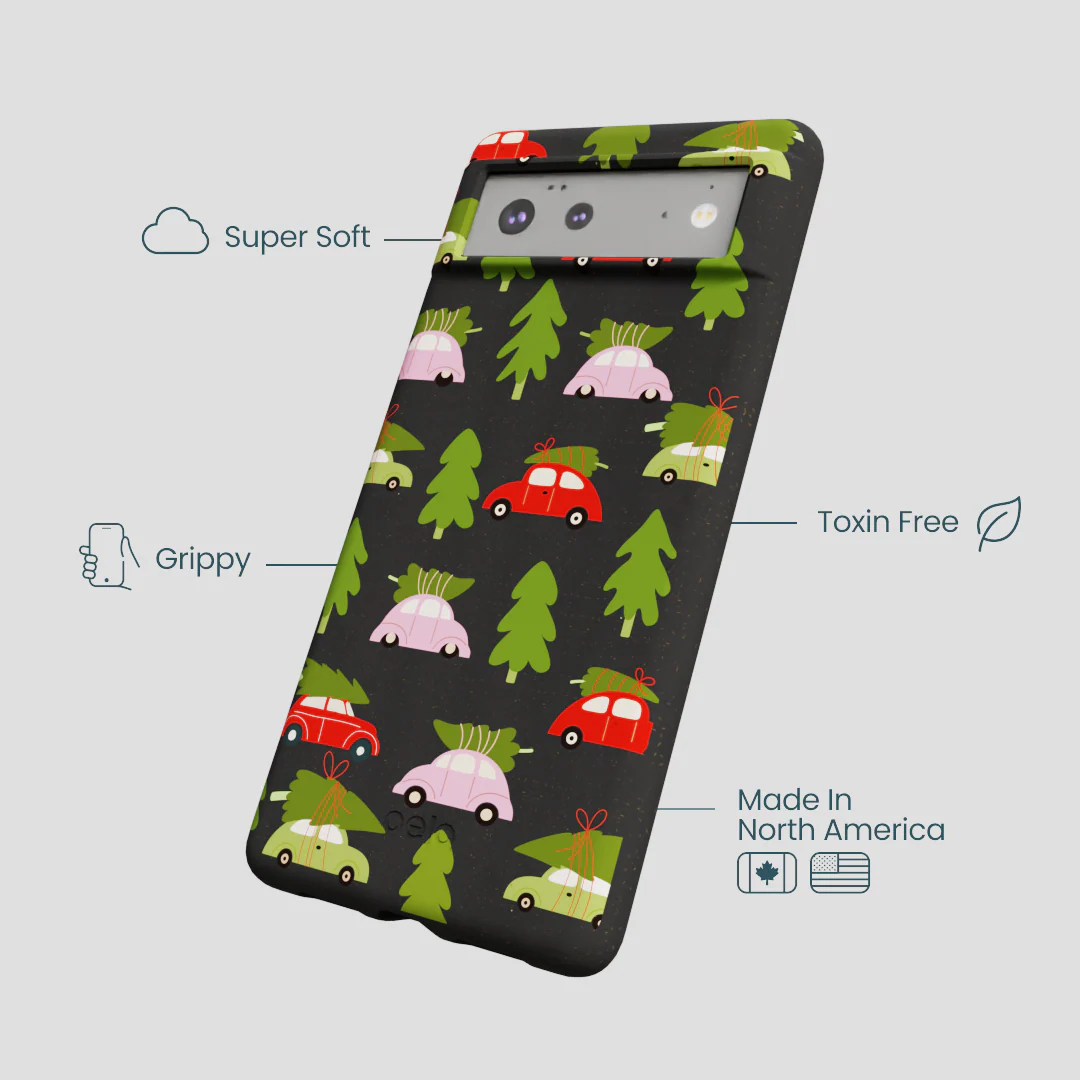 Black Holiday Caravan Google Pixel 6 Case - Image 4