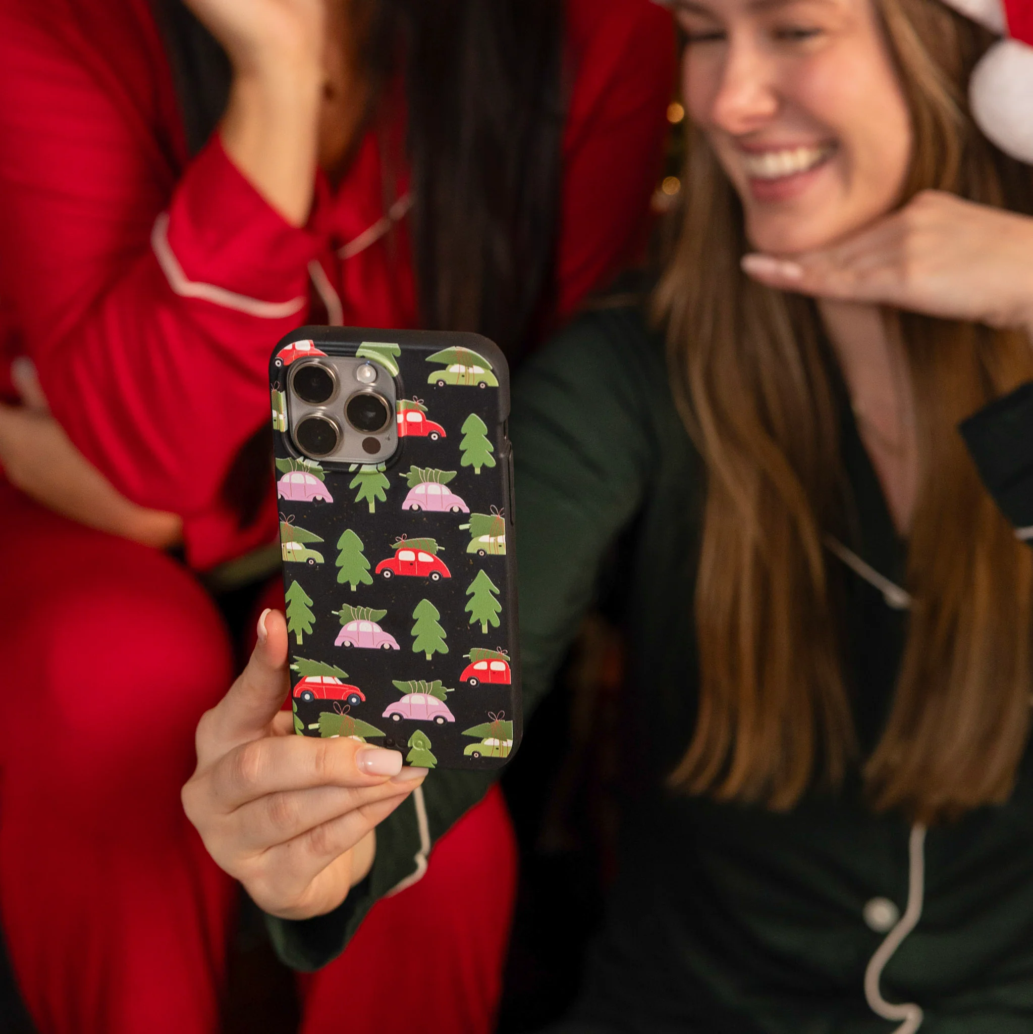 Black Holiday Caravan iPhone 12 Mini Case - Image 6