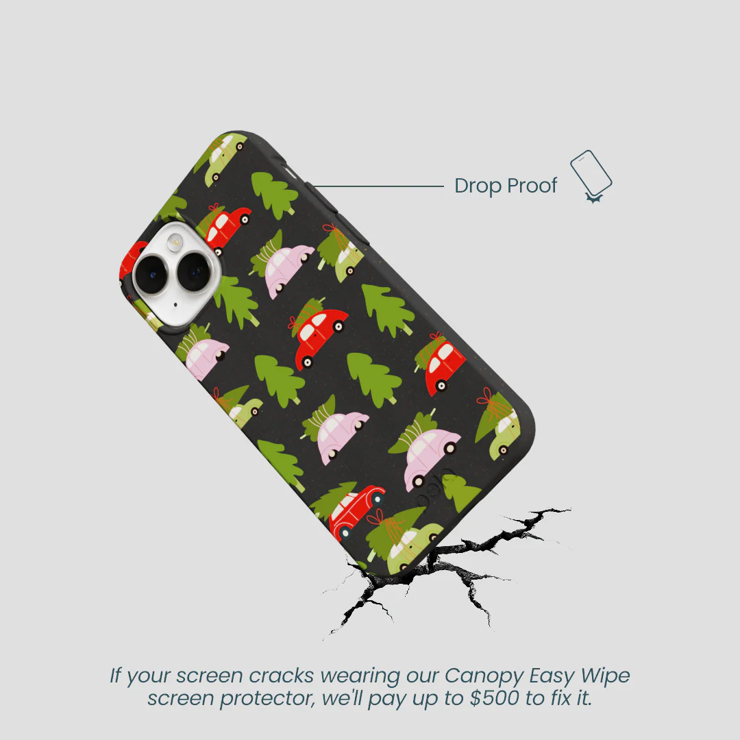Black Holiday Caravan iPhone 13 Mini Case - Image 5