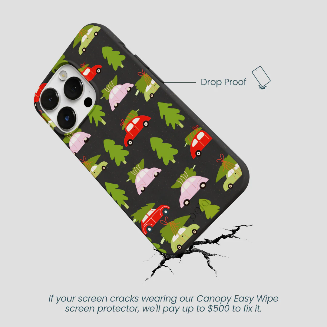 Black Holiday Caravan iPhone 13 Pro Max Case - Image 5