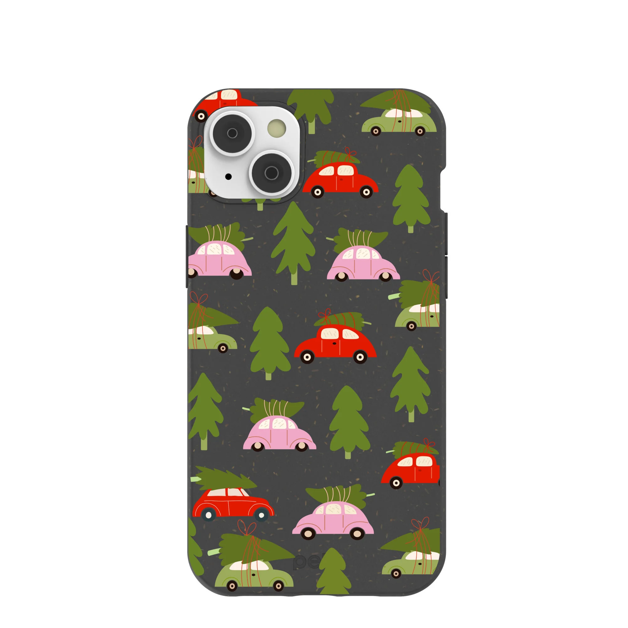 Black Holiday Caravan iPhone 14 Plus Case