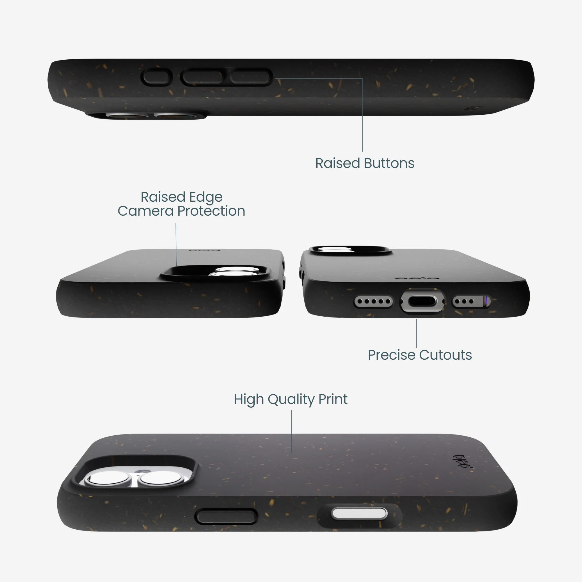 Black iPhone 17 Case - Image 3