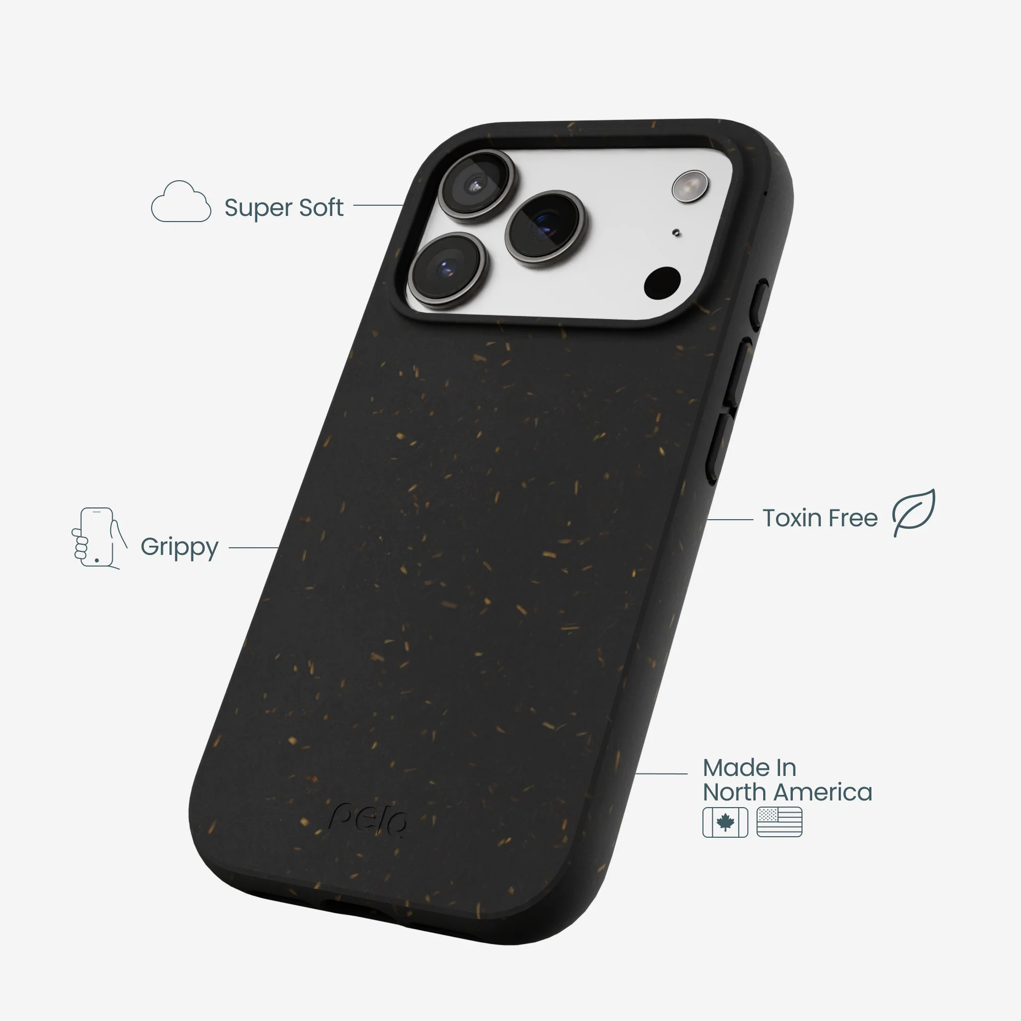 Black iPhone 17 Pro Case - Image 4