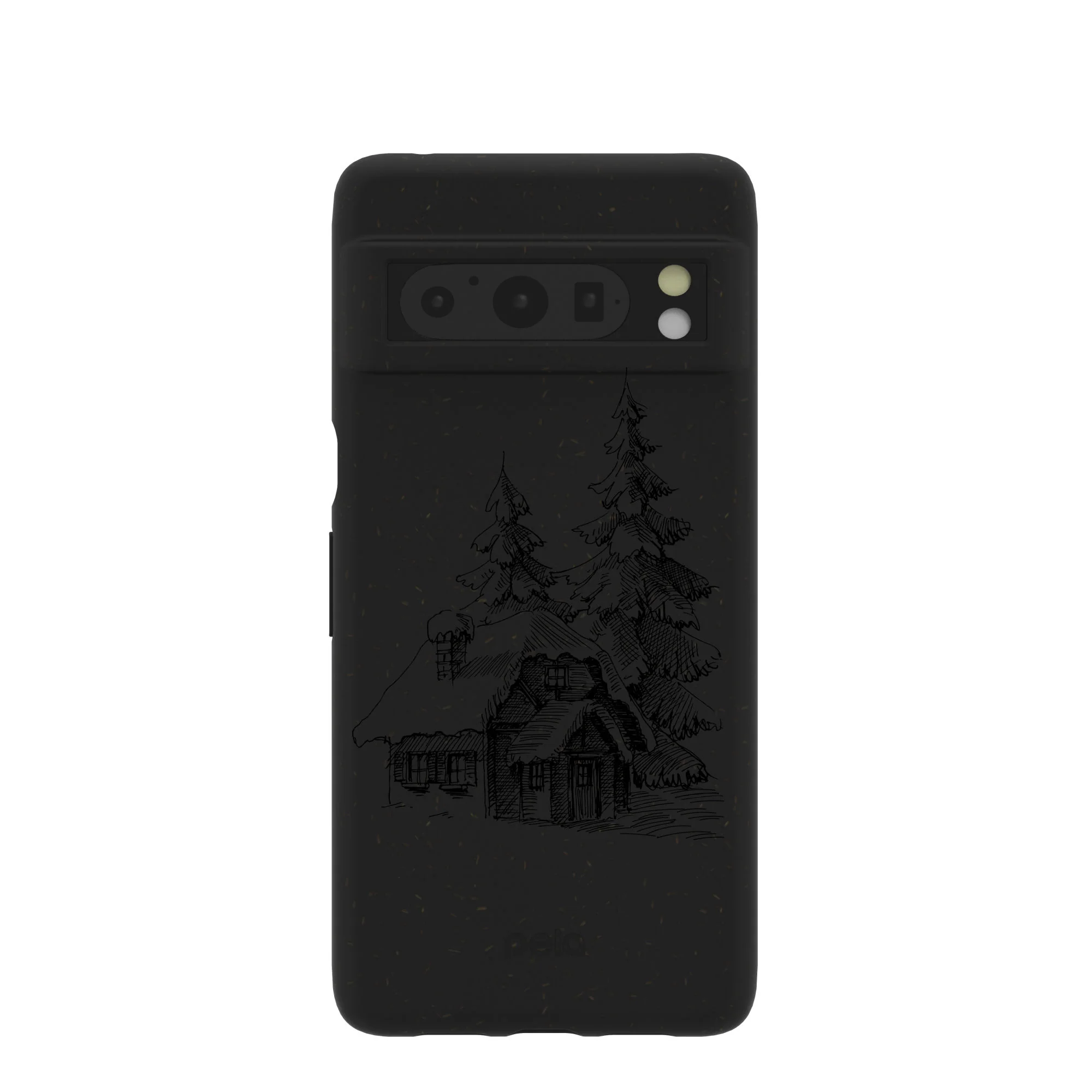 Black Lone Cabin Google Pixel 8 Pro Case