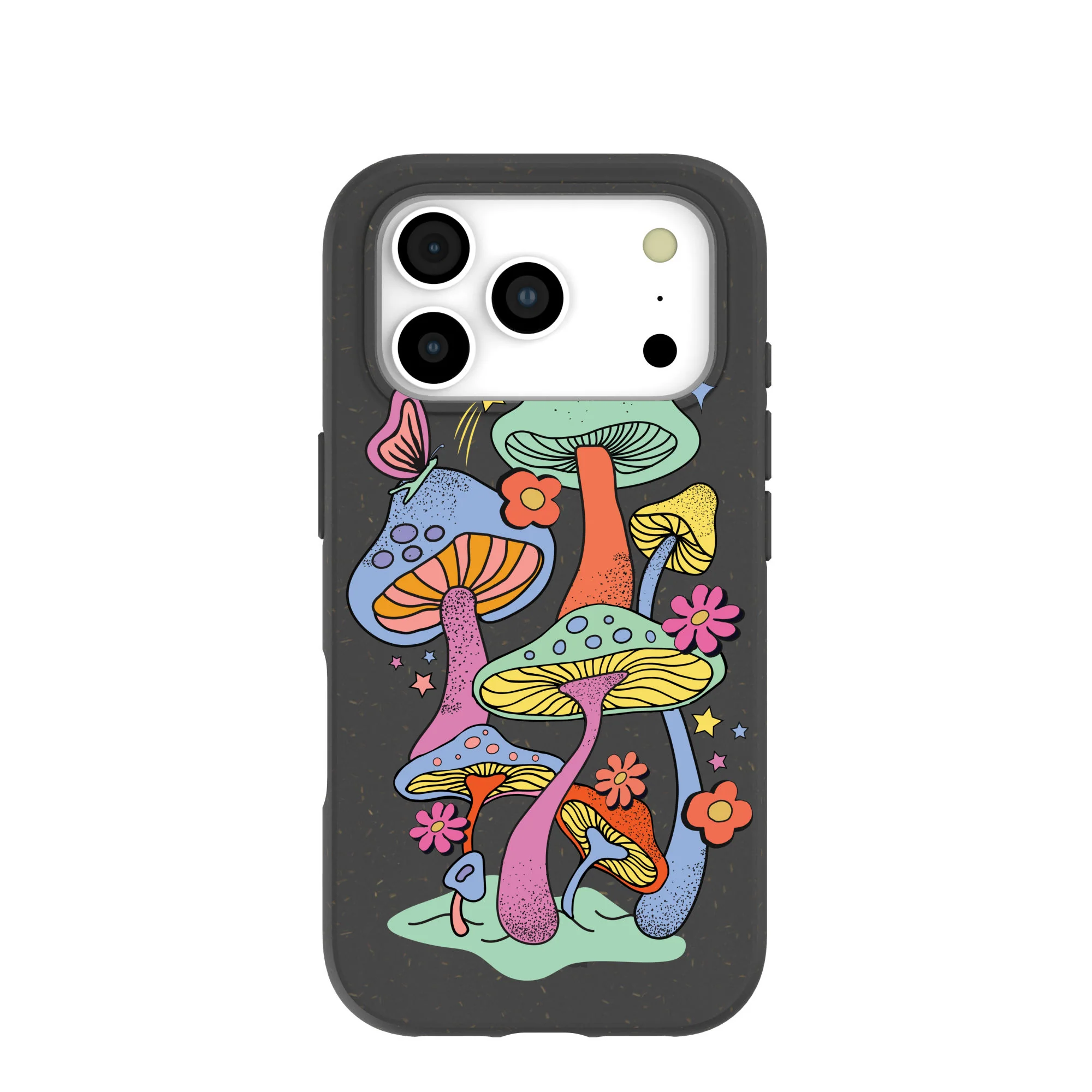 Black Magical Forest iPhone 17 Pro Case