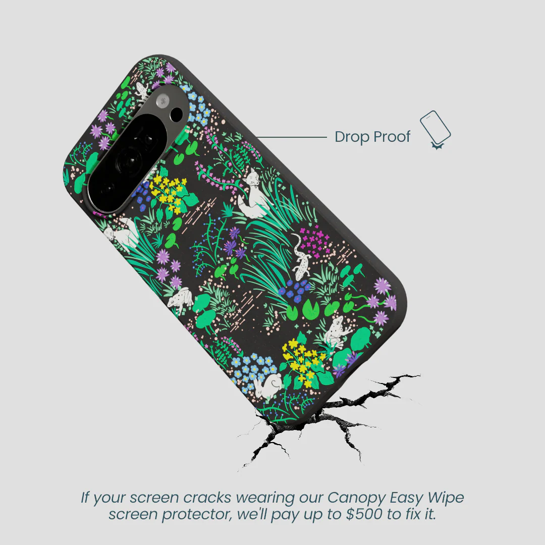 Black Midnight Pond Google Pixel 10/10 Pro Case - Image 5
