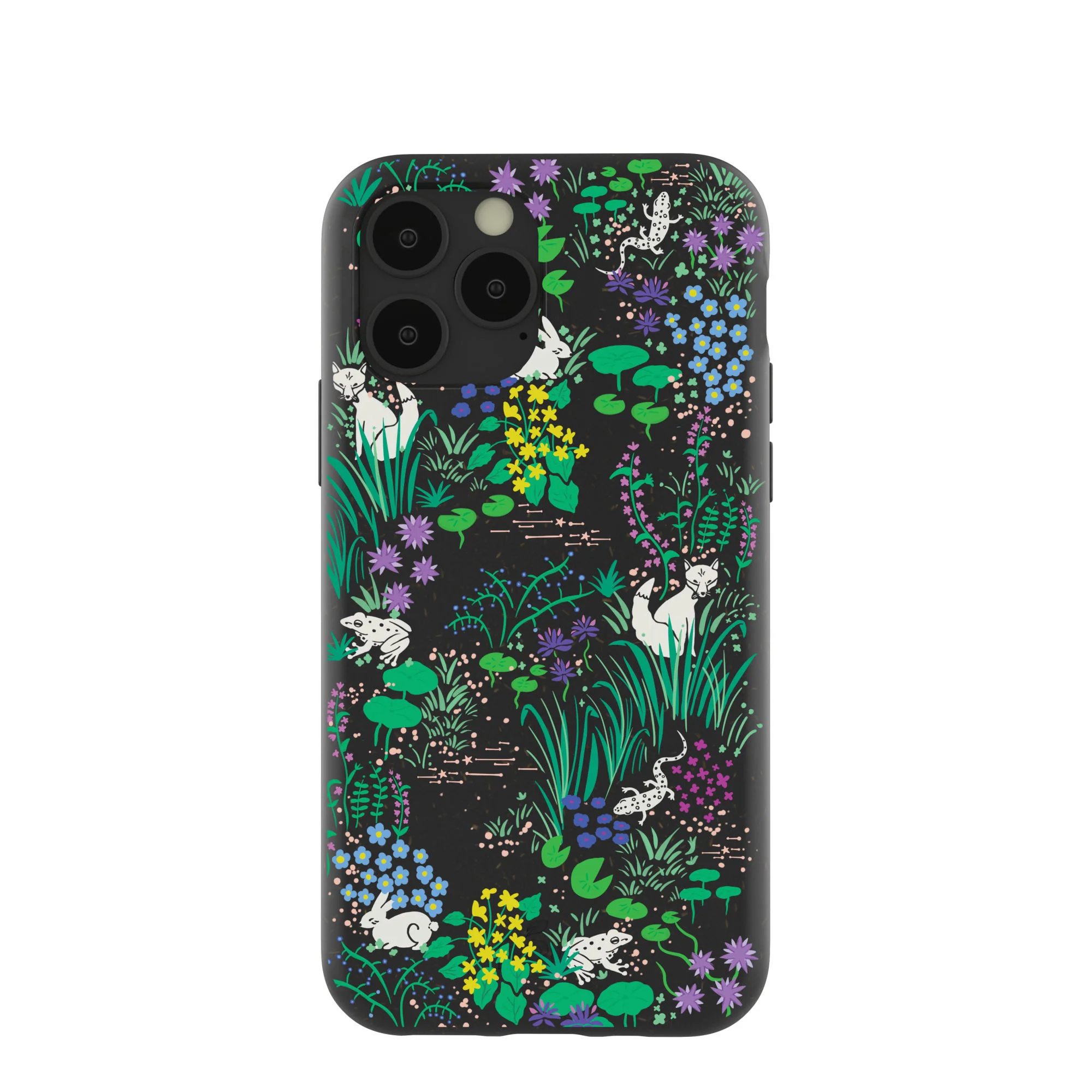 Black Midnight Pond iPhone 11 Pro Case