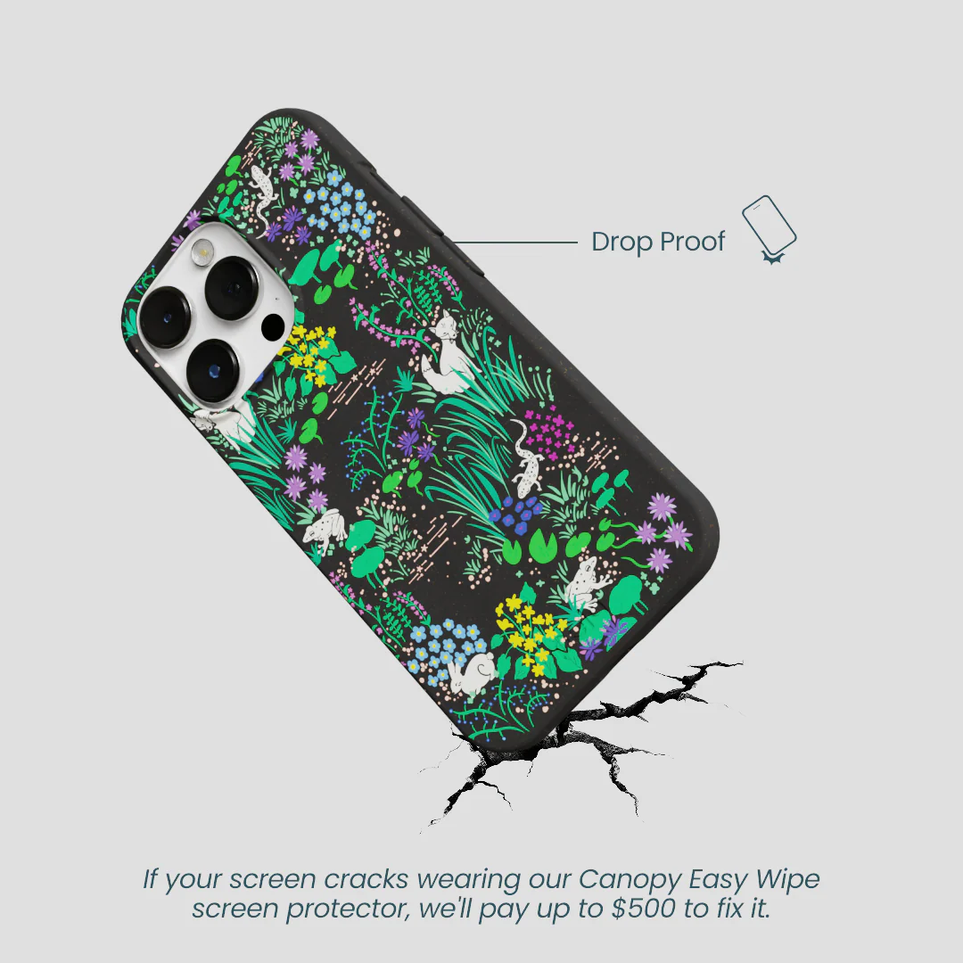 Black Midnight Pond iPhone 13 Pro Case - Image 5