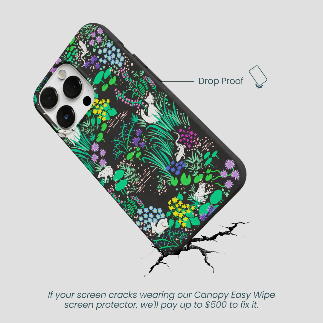 Black Midnight Pond iPhone 13 Pro Max Case - Image 5