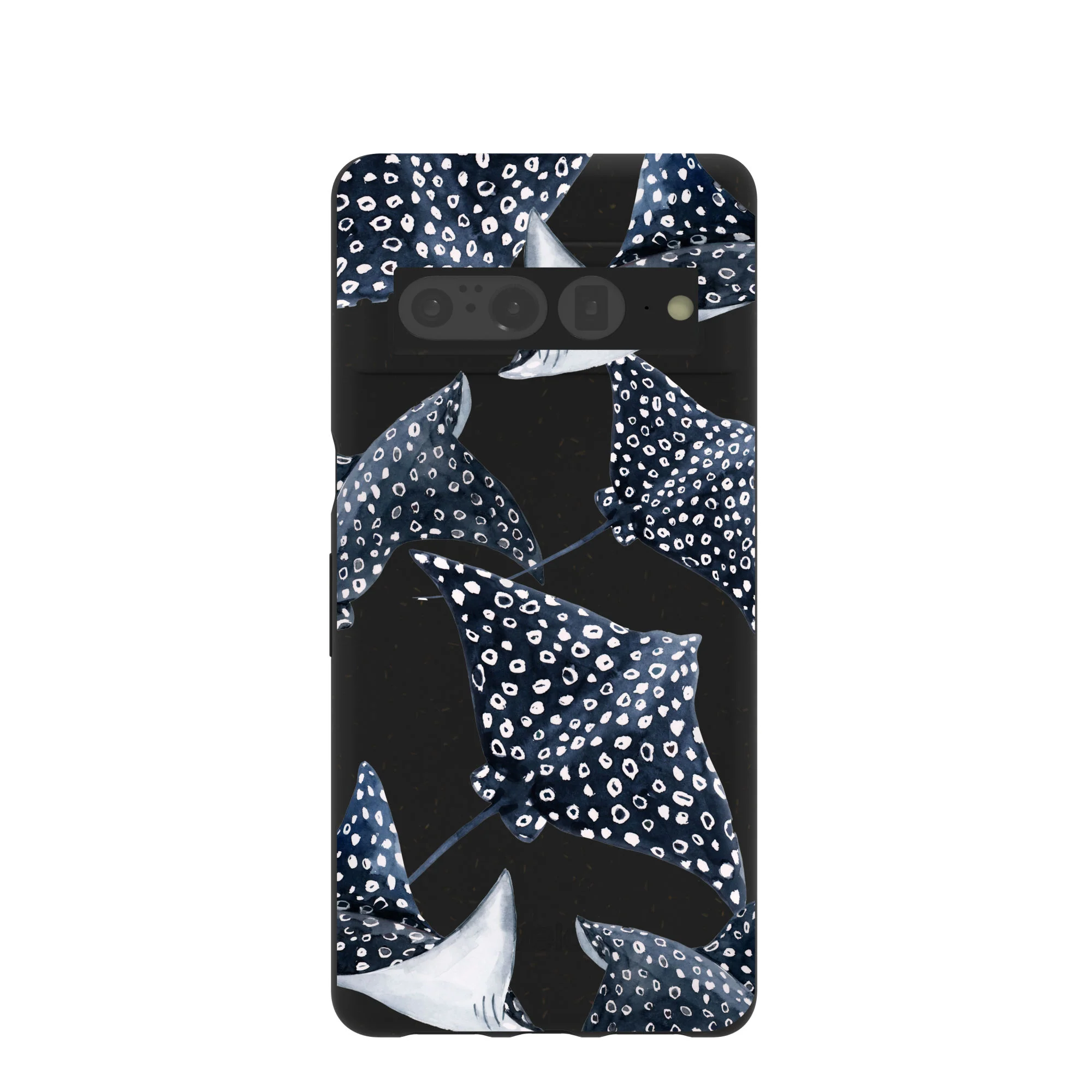 Black Midnight Rays Google Pixel 7 Pro Case