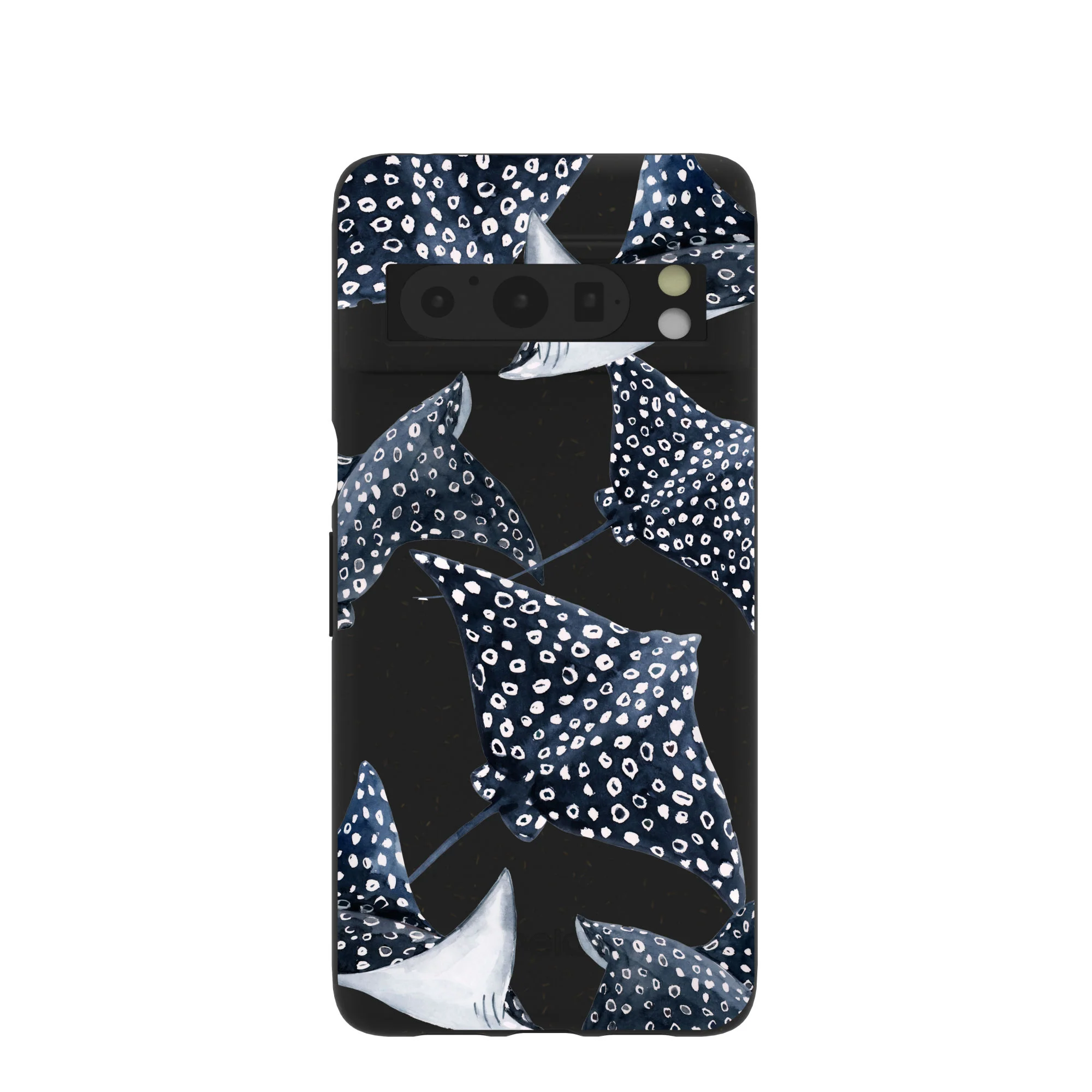 Black Midnight Rays Google Pixel 8 Pro Case