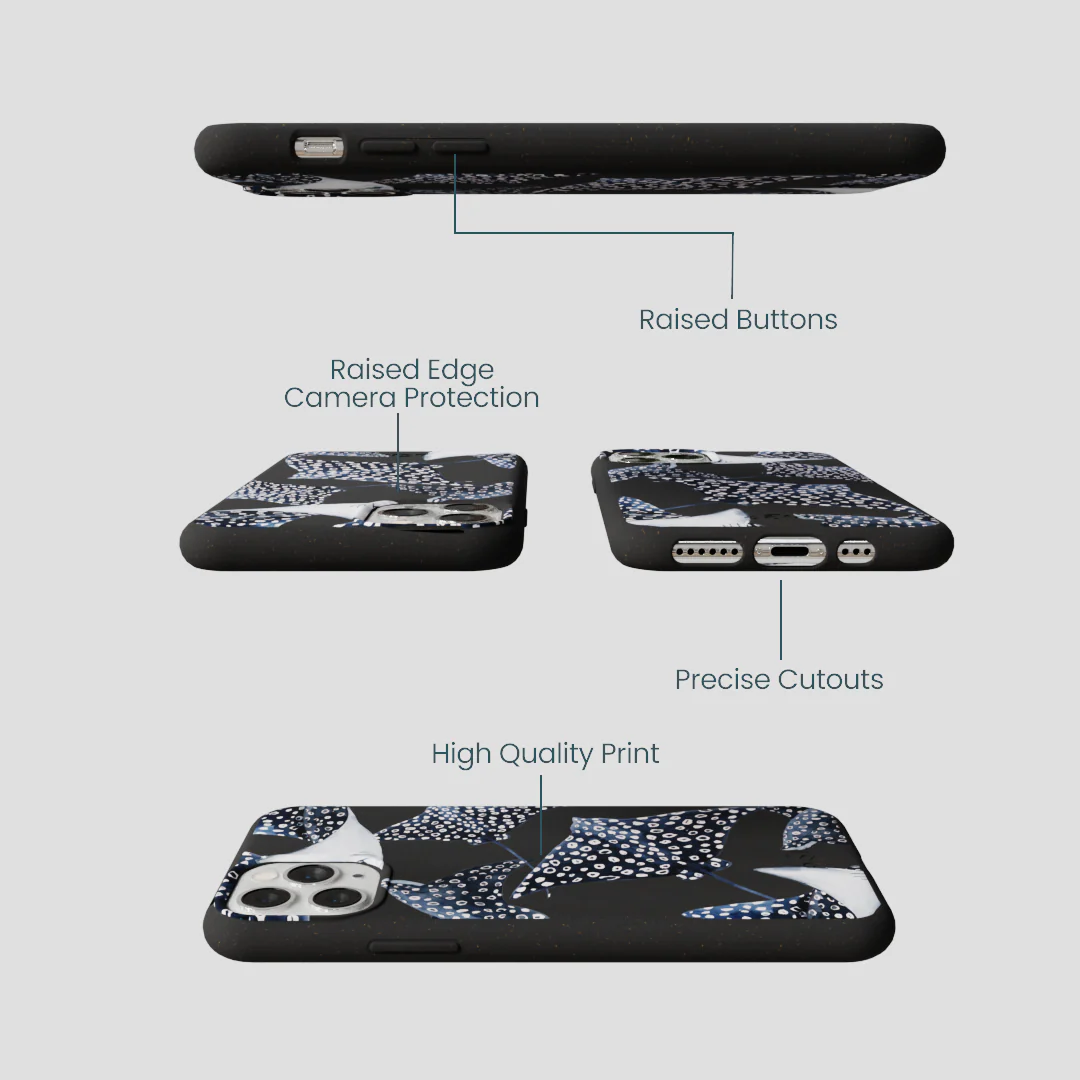Black Midnight Rays iPhone 11 Pro Case - Image 3