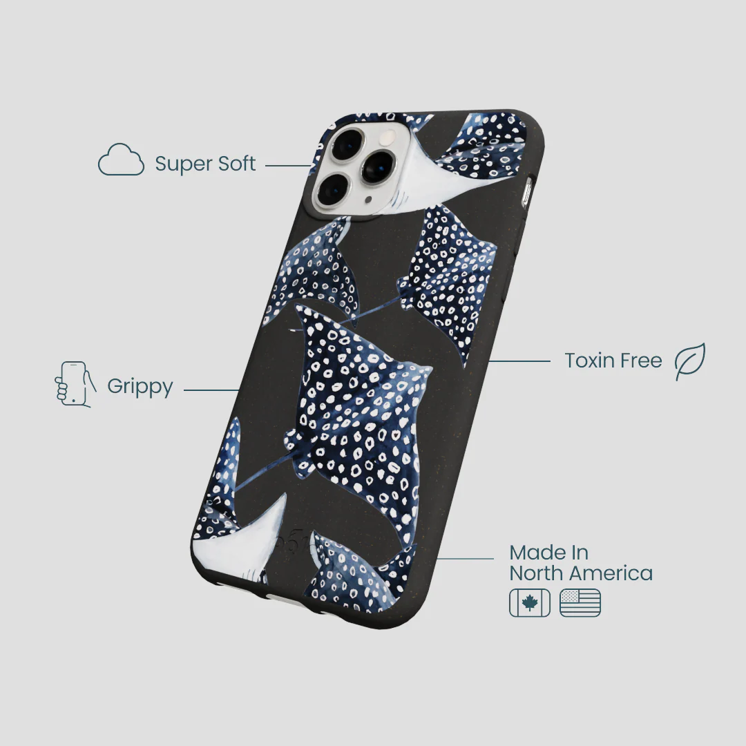 Black Midnight Rays iPhone 11 Pro Case - Image 4