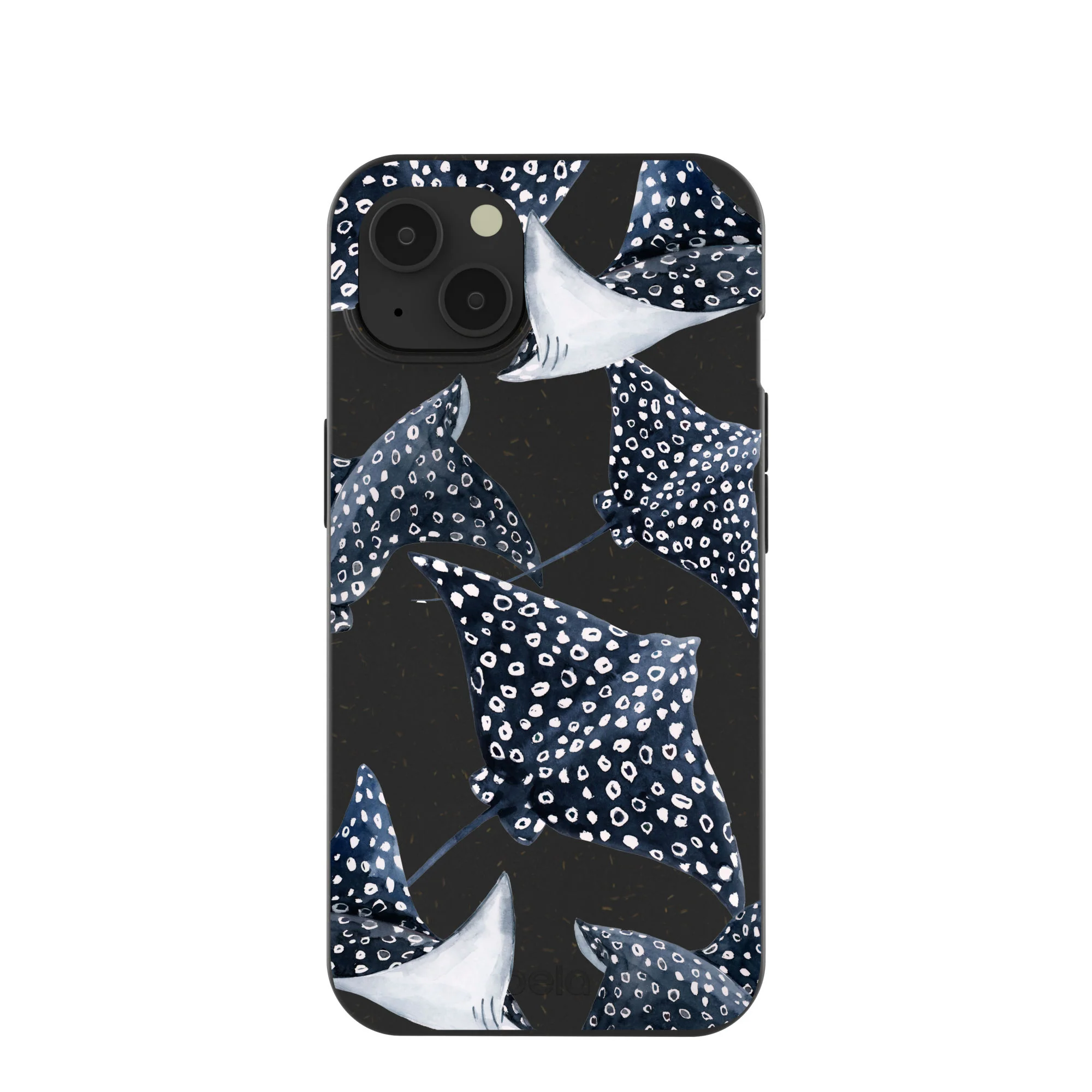 Black Midnight Rays iPhone 13 Case