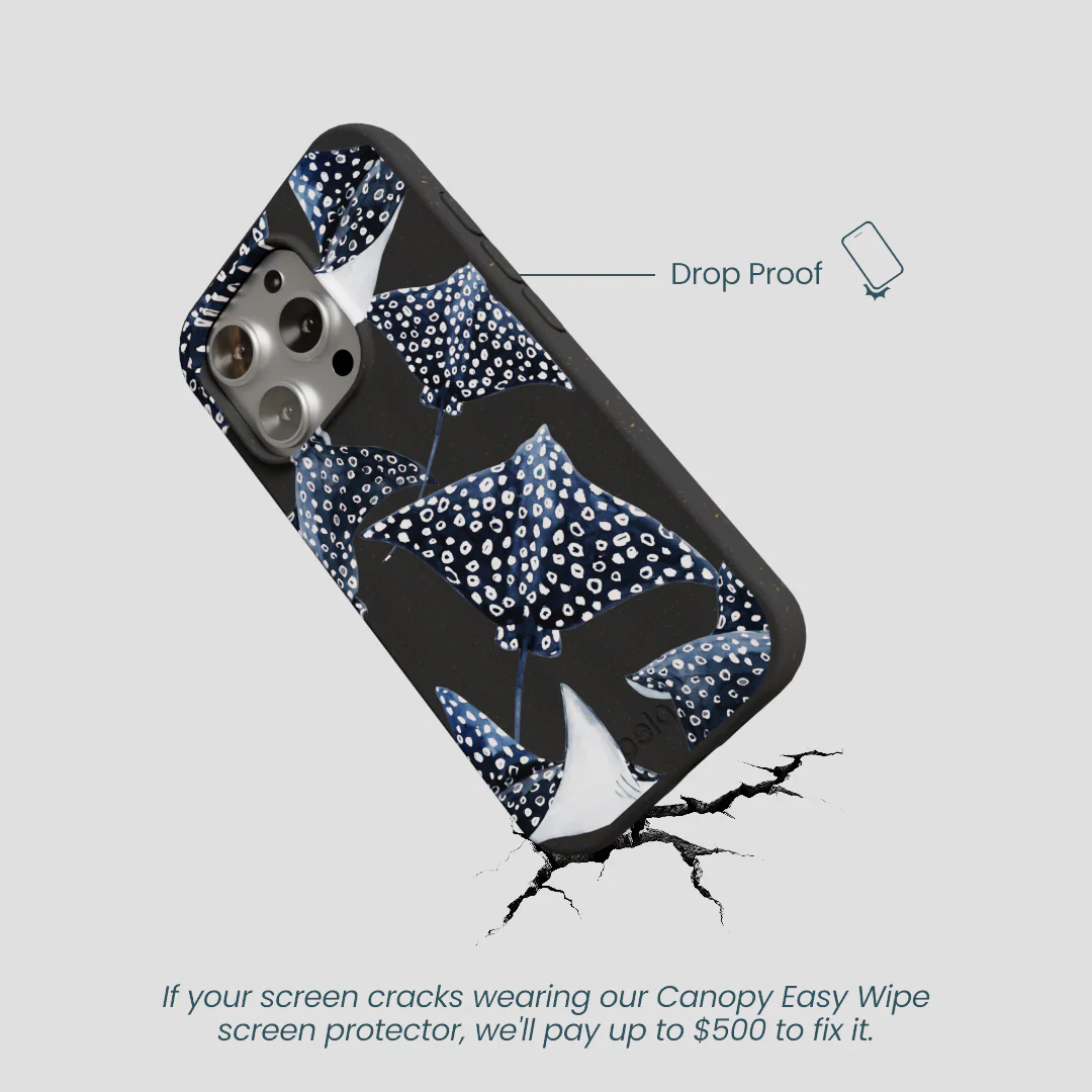 Black Midnight Rays iPhone 16 Pro Case - Image 5