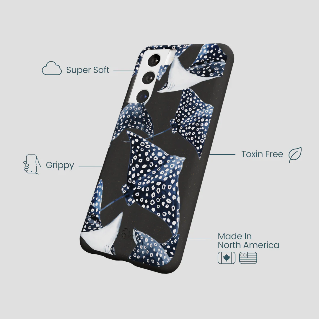 Black Midnight Rays Samsung Galaxy S21 Case - Image 4