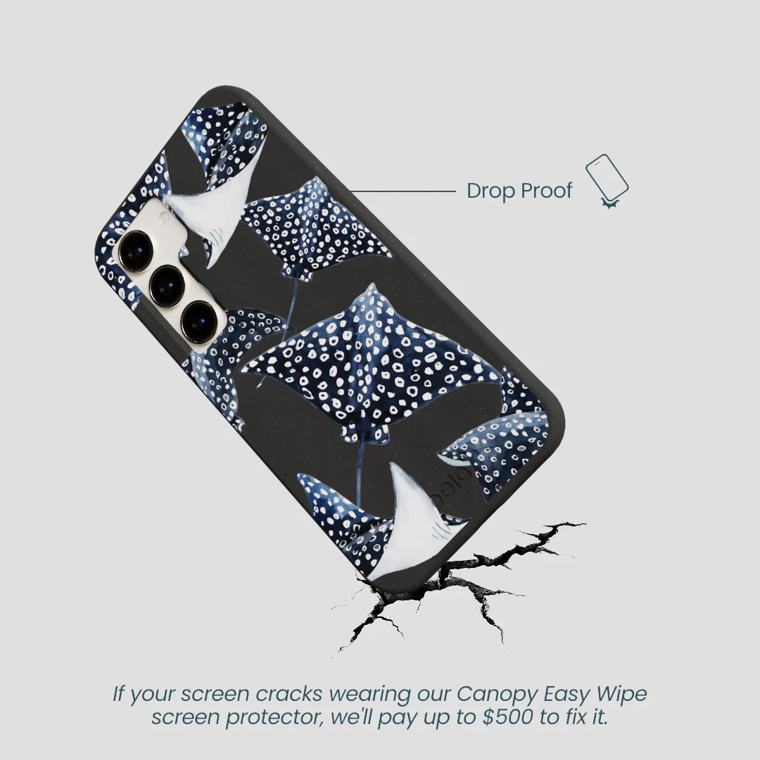 Black Midnight Rays Samsung Galaxy S23 Case - Image 5