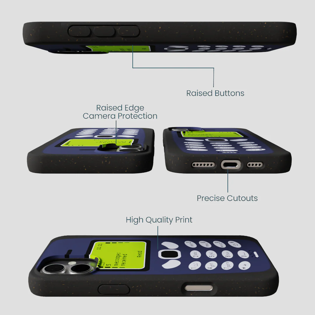 Black Mobile iPhone 16 Plus Case - Image 3