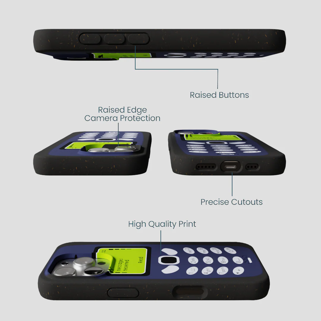 Black Mobile iPhone 16 Pro Case - Image 3