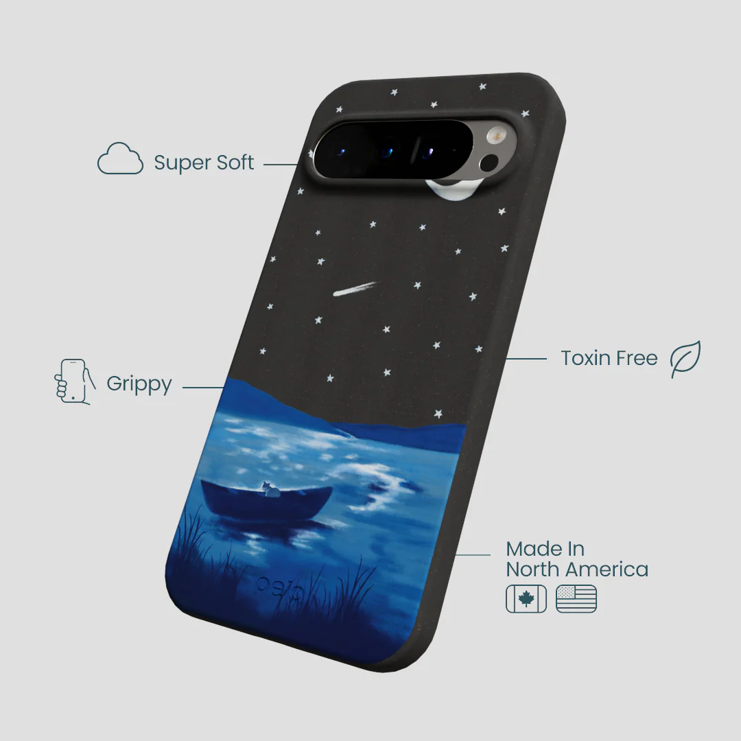 Black Moonlight Lake Google Pixel 9 Pro XL Case - Image 4