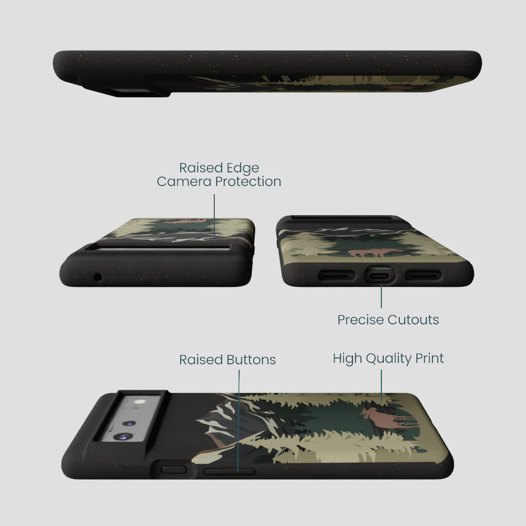 Black Moose Mountain Google Pixel 6 Case - Image 3