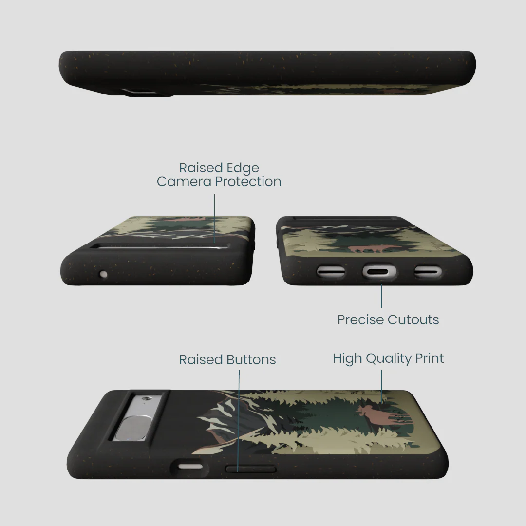 Black Moose Mountain Google Pixel 7 Case - Image 3