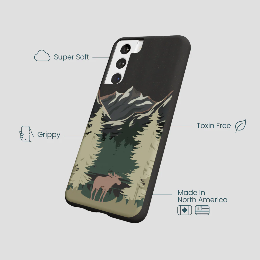 Black Moose Mountain Samsung Galaxy S21 Case - Image 4