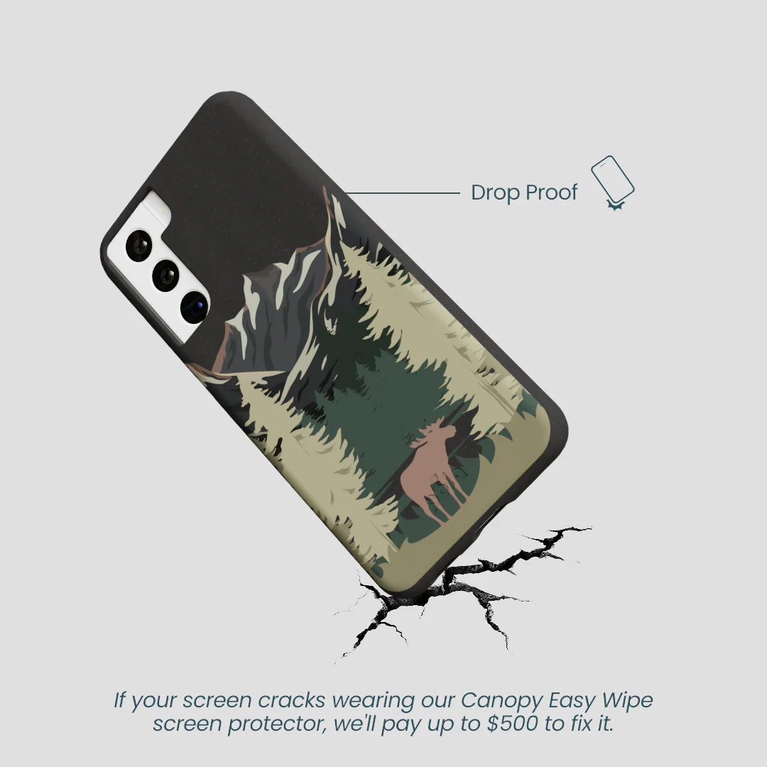 Black Moose Mountain Samsung Galaxy S21 Case - Image 5