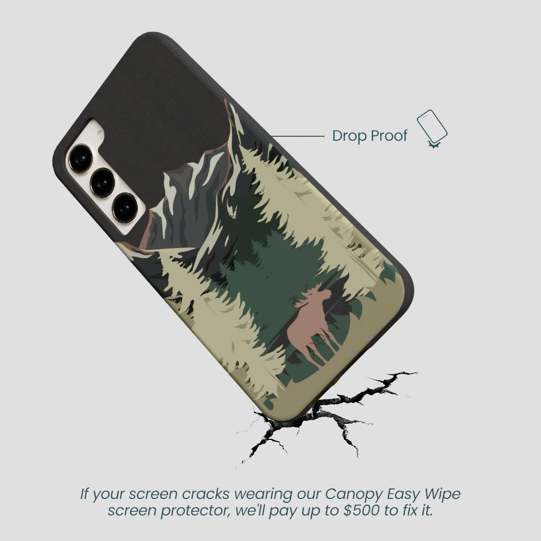 Black Moose Mountain Samsung Galaxy S24+(Plus) Case - Image 5