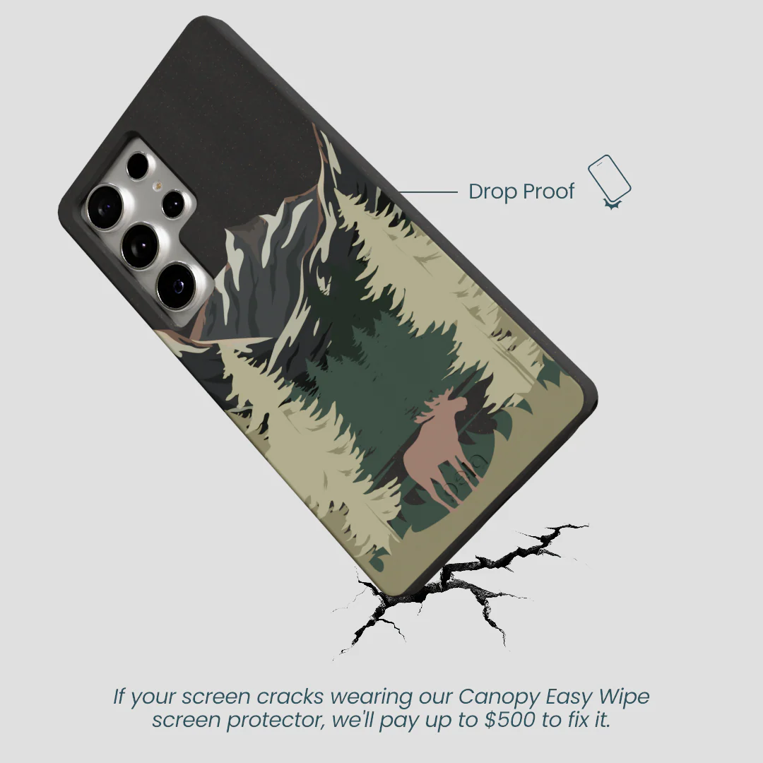 Black Moose Mountain Samsung Galaxy S25 Ultra Case - Image 5