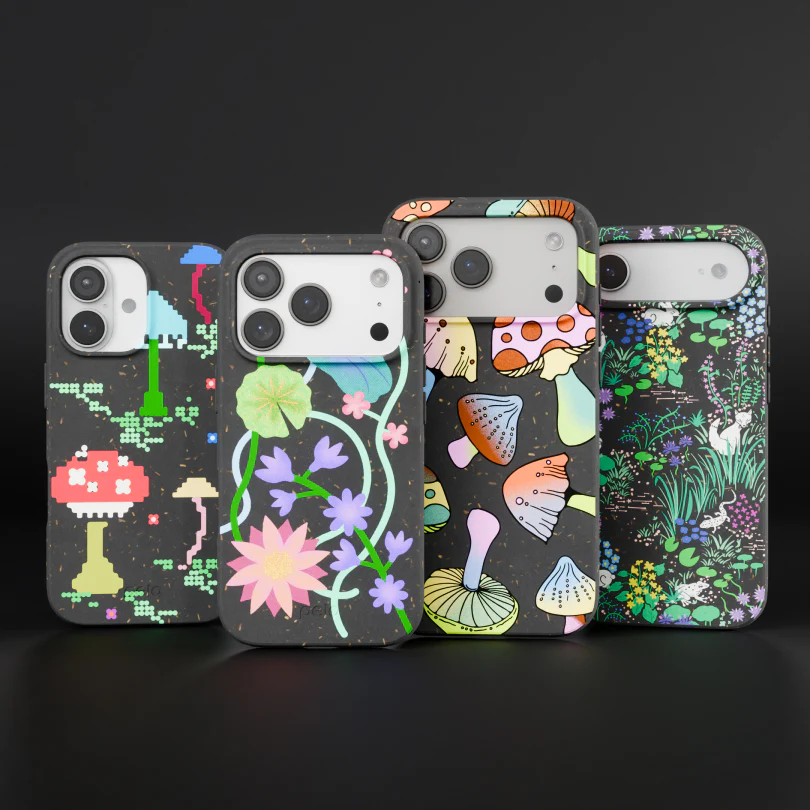 Black Mushroom Party Google Pixel 6 Case - Image 6