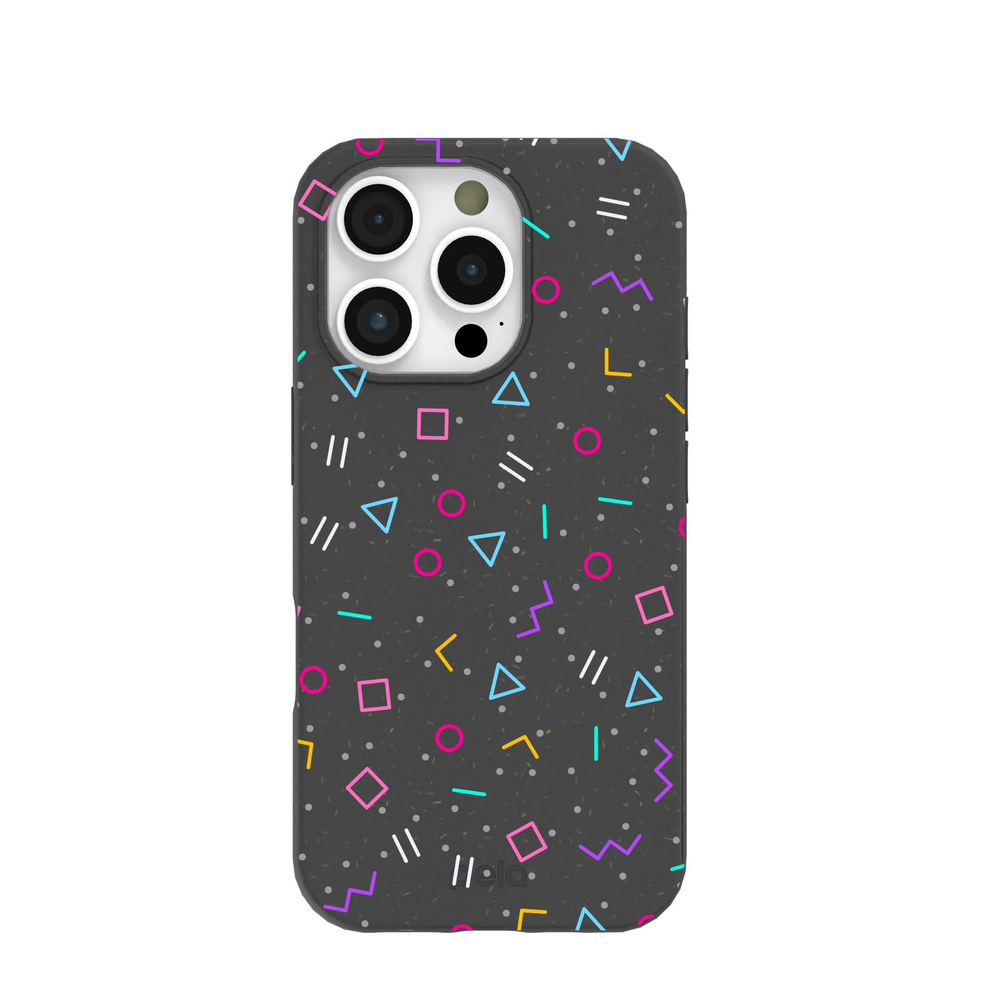 Black Neon Nostalgia iPhone 16 Pro Case