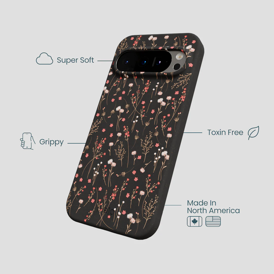 Black Night Garden Google Pixel 9/9 Pro Case - Image 4