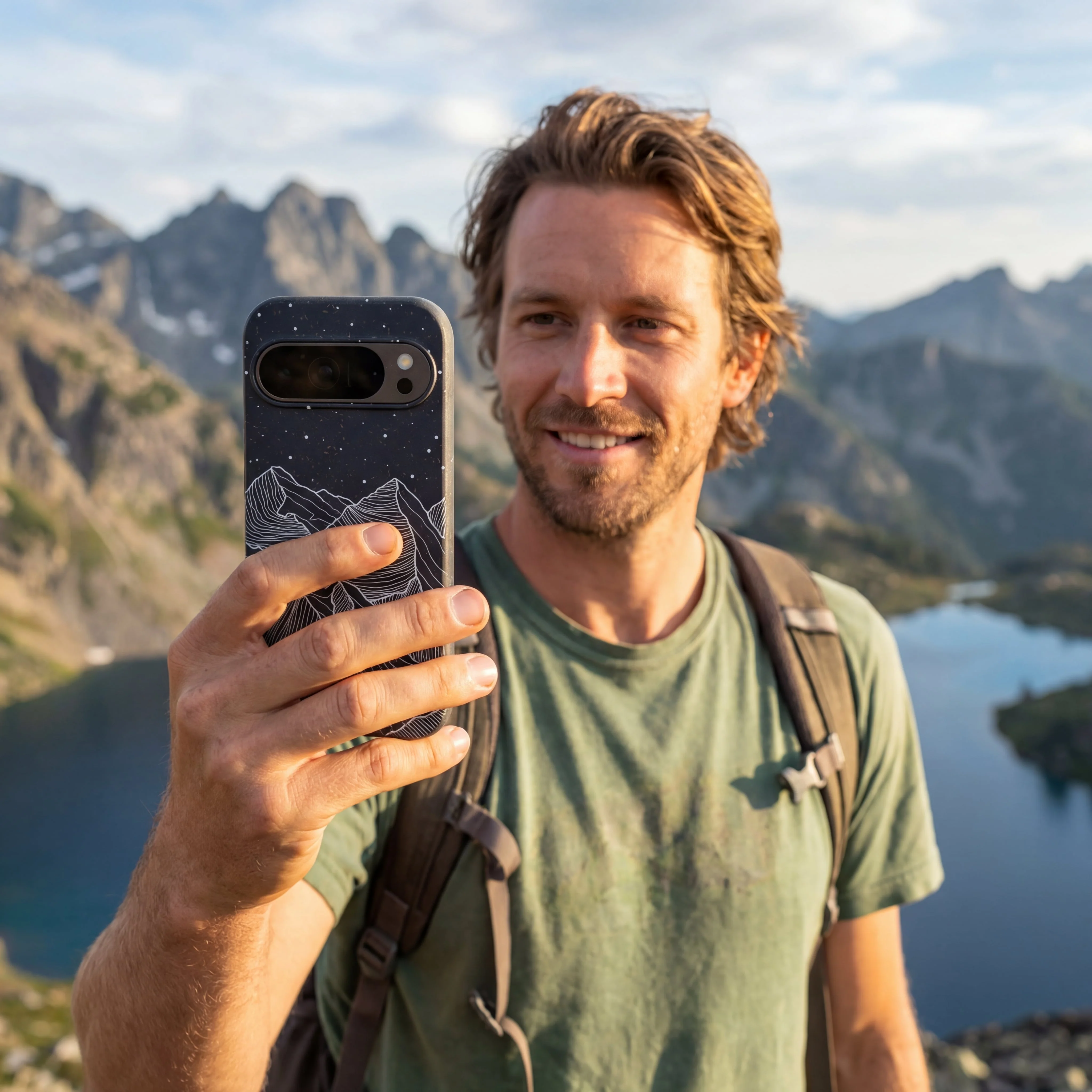 Black Night Panorama Google Pixel 10/10 Pro Case - Image 2
