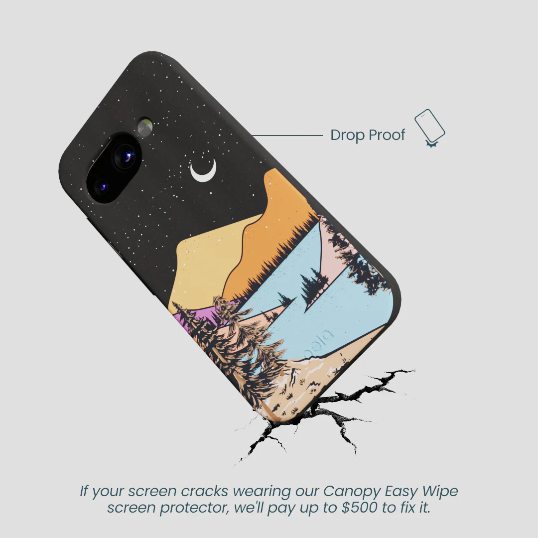 Black Night Trails Google Pixel 9a Case - Image 5