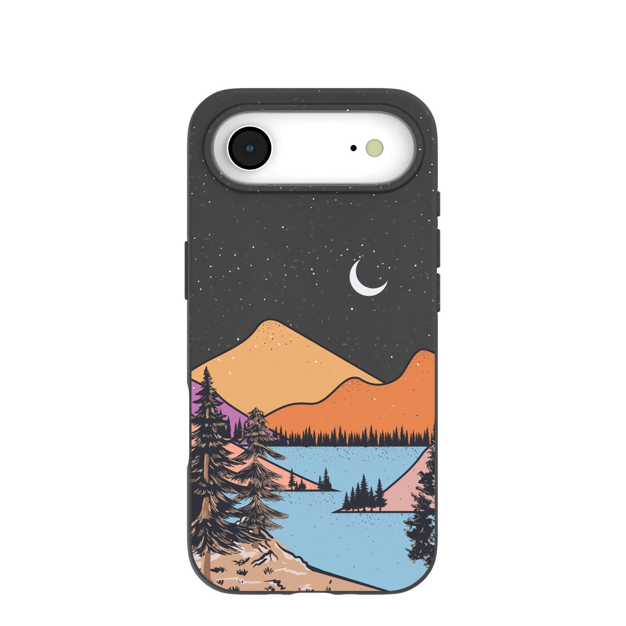 Black Night Trails iPhone Air Case