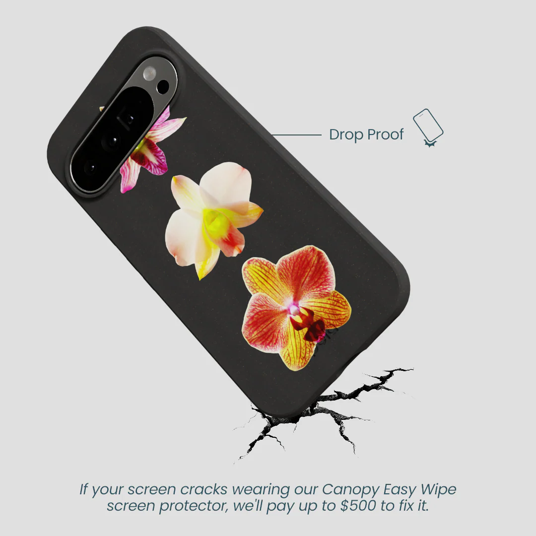 Black Orchids Google Pixel 10 Pro XL Case - Image 4