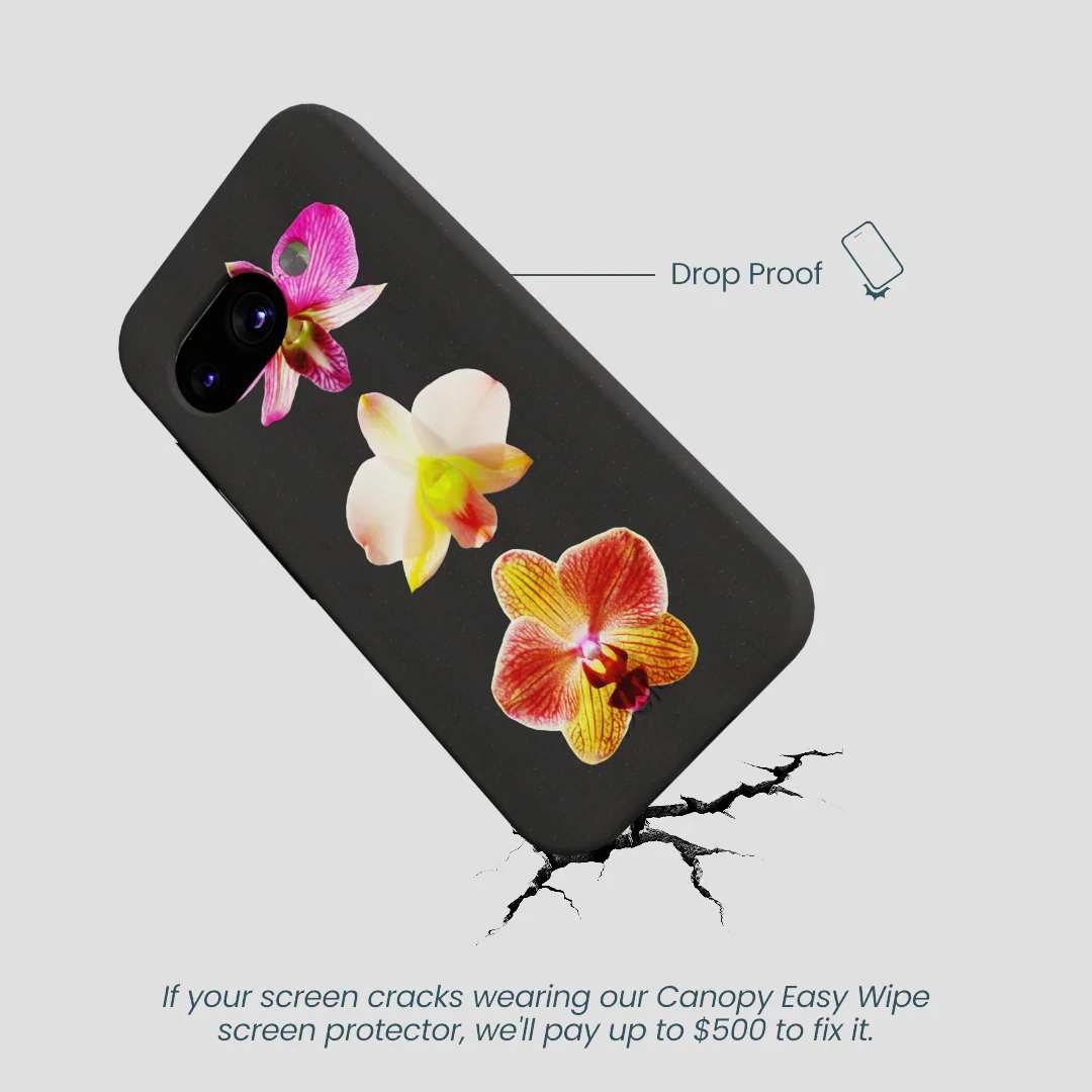 Black Orchids Google Pixel 9a Case - Image 4