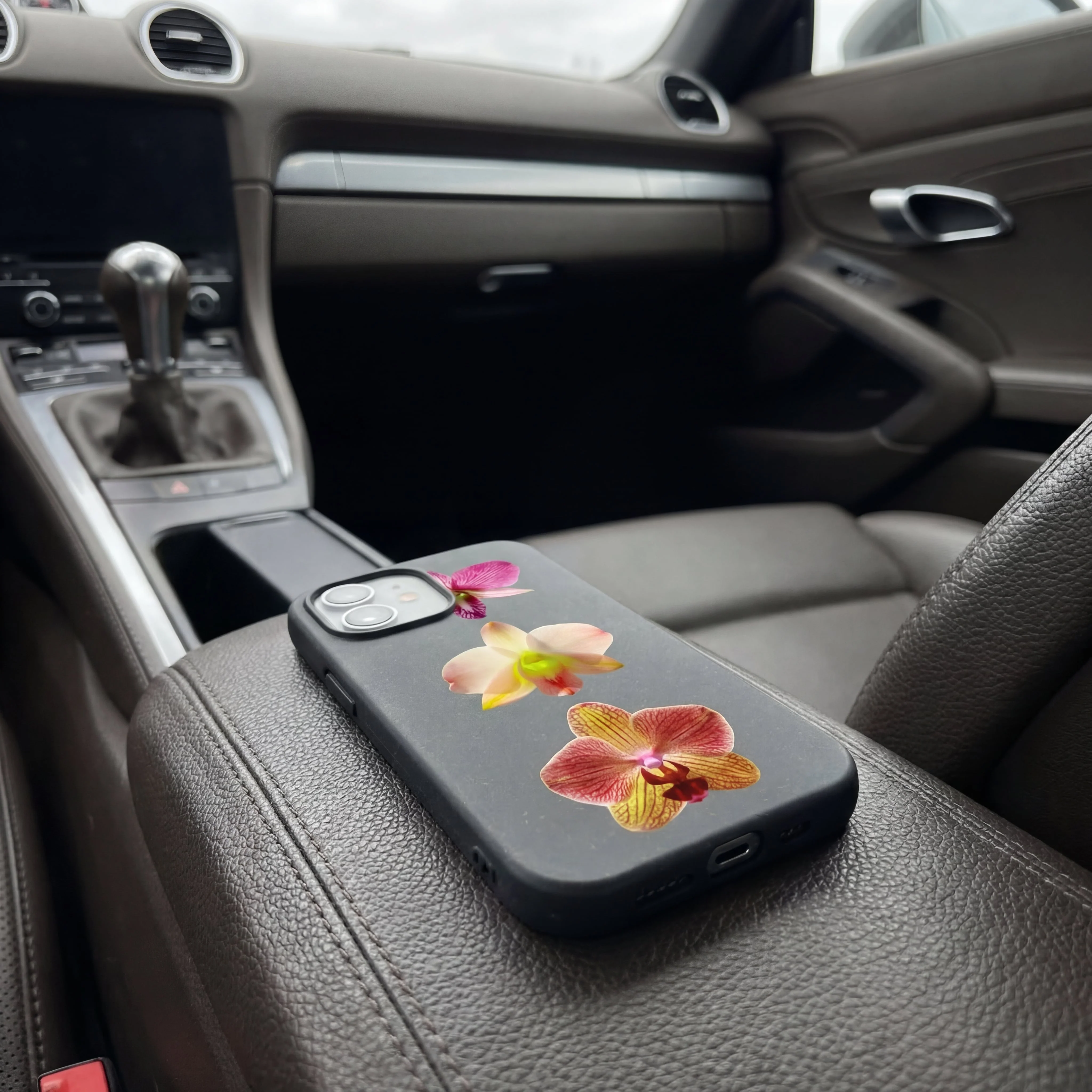 Black Orchids iPhone 16 Case - Image 2