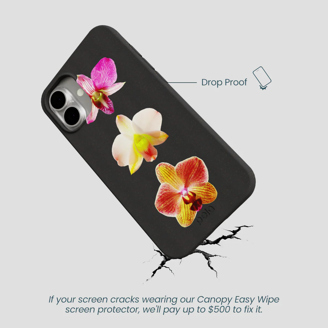 Black Orchids iPhone 16 Plus Case - Image 5