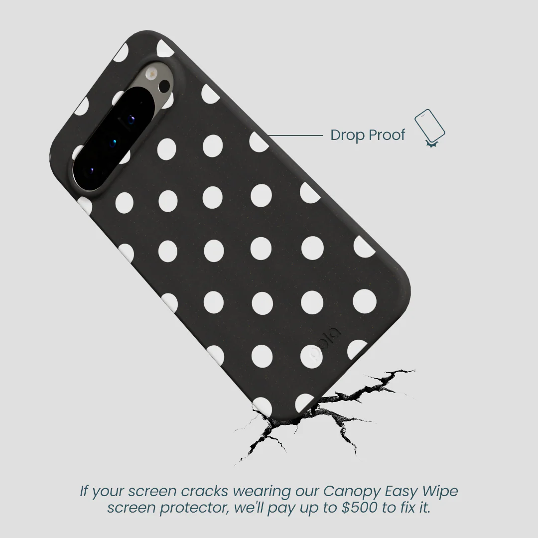 Black Polka Confetti Google Pixel 9 Pro XL Case - Image 5
