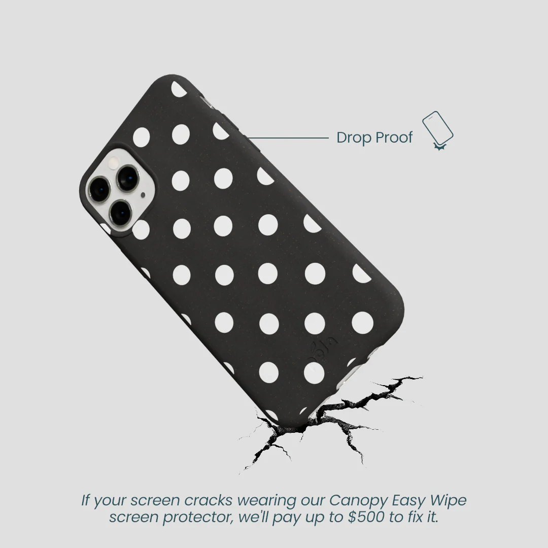 Black Polka Confetti iPhone 11 Pro Case - Image 5