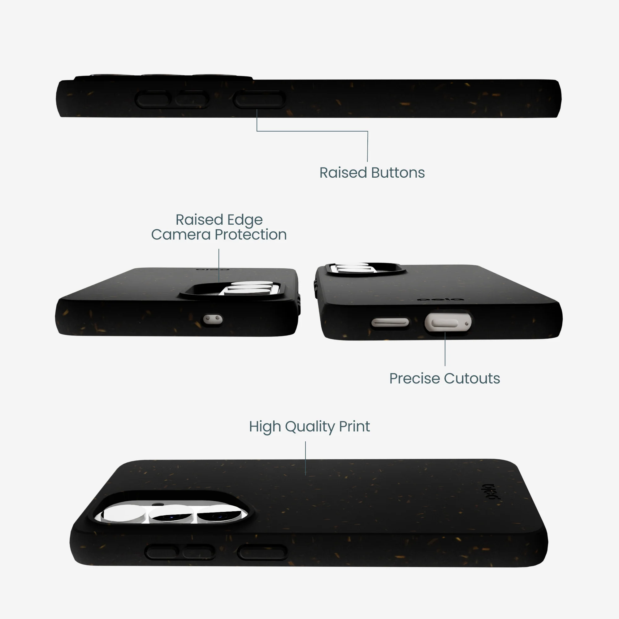 Black Samsung S26 Phone Case - Image 3