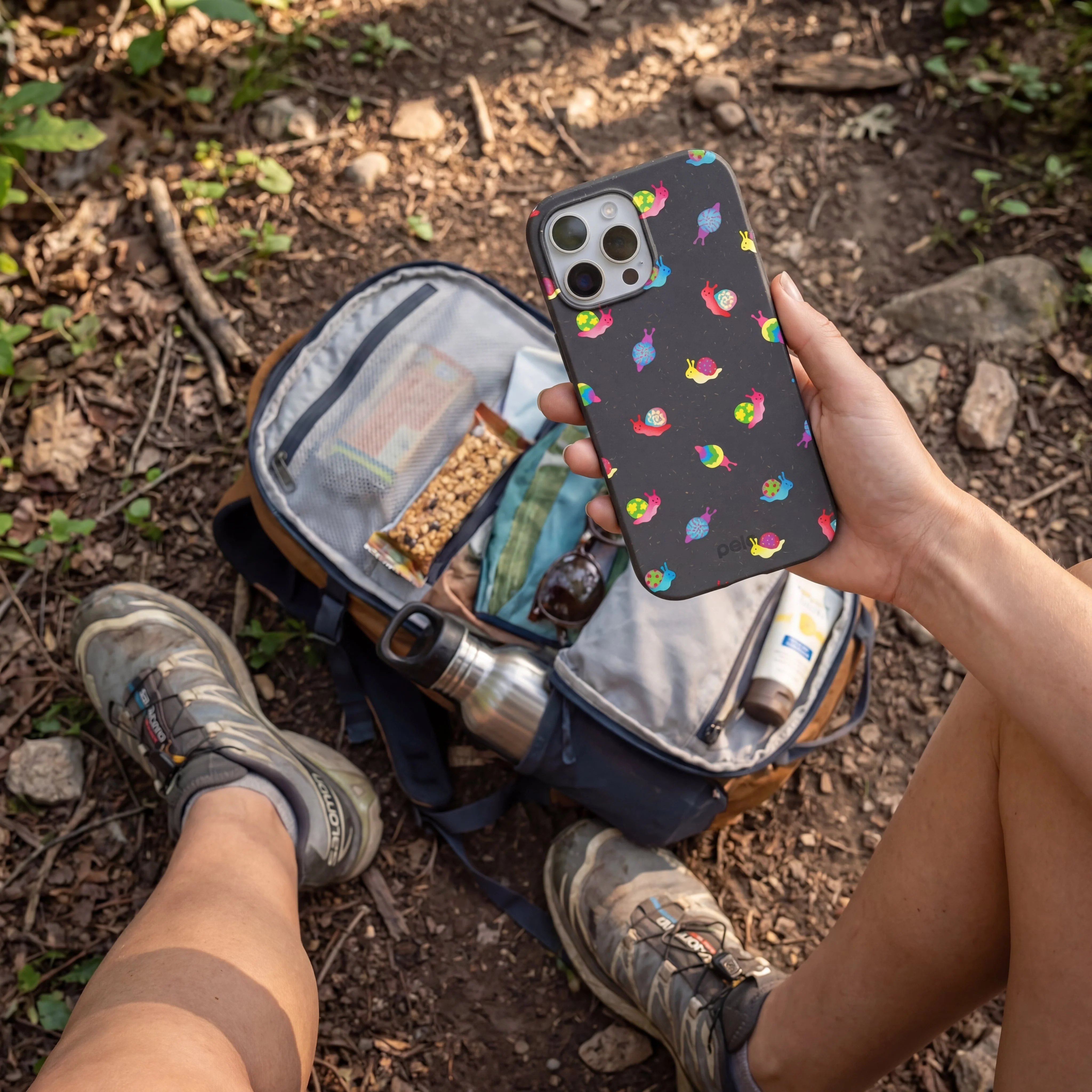 Black Snailien iPhone 13 Case - Image 2