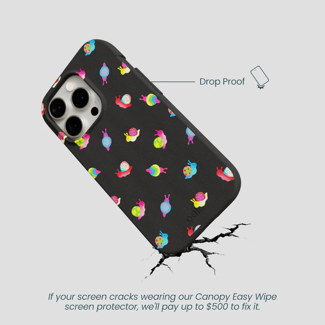 Black Snailien iPhone 14 Pro Case - Image 5