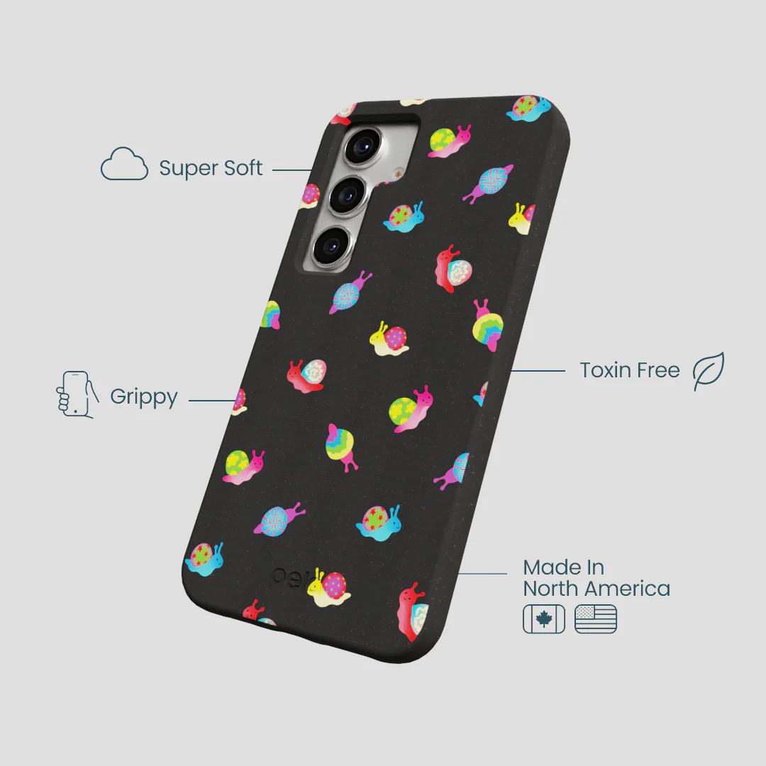Black Snailien Samsung Galaxy S25 Case - Image 3
