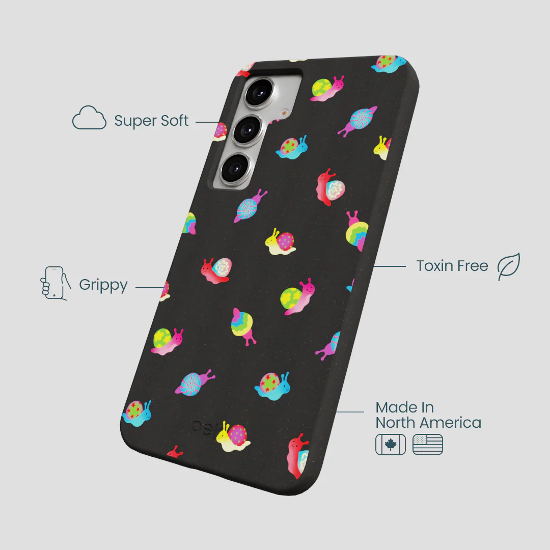 Black Snailien Samsung Galaxy S25+(Plus) Case - Image 3